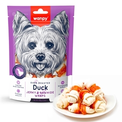 Duck Jerky & Rawhide Wraps - 100g - Wanpy